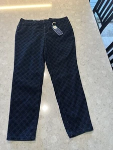 Charter Club Bristol Skinny Leg Ankle Jeans - Damengröße 14 strukturiert - NEU mit Etikett - Bild 1 von 12