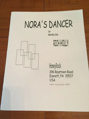 NORA'S DANCER para marimba solo, de Rich Holly, 4 mazos Foto 1 de 3