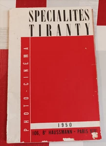 1950 ancien catalogue photo cinema tiranty leicas leitz paillard cervin - Photo 1/15