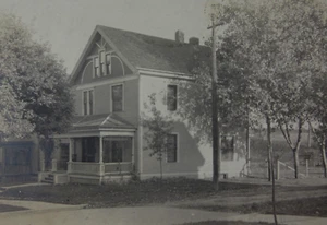 Foto Marion Indiana Grant County 519 Spencer Ave La Casa Blanca años 1910-20 - Imagen 1 de 4