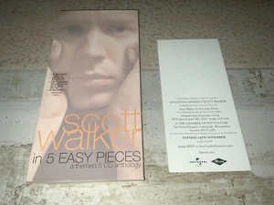 Scott Walker In Five Easy Pieces 5x CD Box Set + signed card The Walker Brothers - Picture 1 of 9