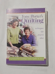 Fons & Porter's Love Of Quilting DVD Professional Tips & Techniques - Picture 1 of 4