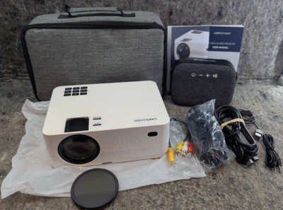 DBPOWER Mini LCD L23 15000L Native 1080P 5G WiFi Bluetooth Video Projector READ - Image 1 of 4