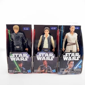 Star Wars Action Figures Mixed Lot from Walgreens 6" Hans Luke Rey_Lot of 3 NIB - Picture 1 of 9