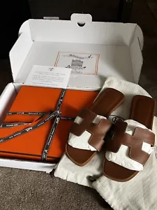 Original Hermès Oran Damen Sandalen Gr.39 Neuw. - Bild 1 von 14