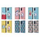 OFFICIAL PEANUTS SNOOPY DECO DREAMS LEATHER BOOK WALLET CASE FOR OPPO PHONES