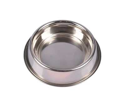 Edelstahl Fressnapf 10,5cm Hundenapf Wassernapf Futternapf Trinknapf Katzennapf  - Bild 1 von 2