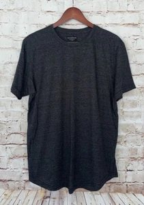 Goodlife Tri-Blend Scallop Crew T-Shirt - Dark Charcoal Gray - XL - Picture 1 of 4