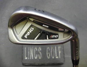 Ping i20 Black Dot 6 Iron Stiff Steel Shaft Ping Grip - Picture 1 of 5