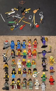Lego Minifigure Lot Of 38, Ninjago City Garden, X1-Charger & More + Accessories - Picture 1 of 24