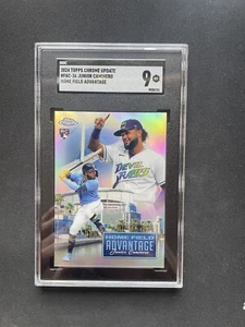 2024 Topps Chrome Update HFAC-36 Junior Caminero (RC) Home Field Advantage SGC 9 - Foto 1 di 2