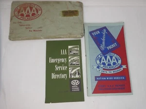 VINTAGE 1963 AAA AUTOMOBILE CLUB OF PHILADELPHIA MEMBERSHIP PACKET BOOK MAPS - Picture 1 of 10
