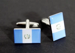 Manschettenknöpfe Flagge Guatemala - 18 x 12 mm - Picture 1 of 1