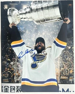 Alex Pietrangelo St Louis Blues Signed NHL Stanley Cup 8x10 Photo COA - Picture 1 of 1