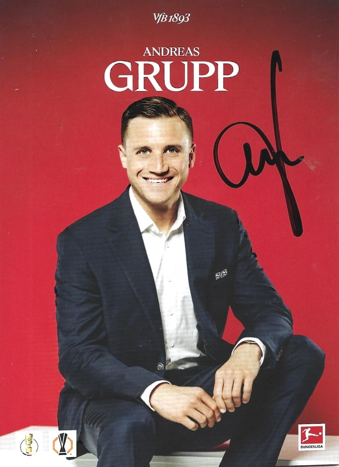 ANDREAS GRUPP-VFB STUTTGART-AUTOGRAMMKARTE-25/26-NEU-RAR - Bild 1 von 1