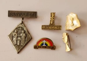 BSA Parvui Dei Catholic Cub Scout Achievement Pin plus 4 zusätzliche Pins - Bild 1 von 3