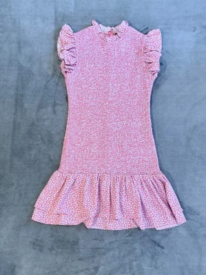 French Connection Elao Verona креп со сборками падение талии розовый платье, размер маленький - Изображение 1 из 4