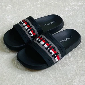 Nautica schwarz/grau/rot Diamoni Jugend Sandalen Kinder Jungen Größe 1 - Bild 1 von 6