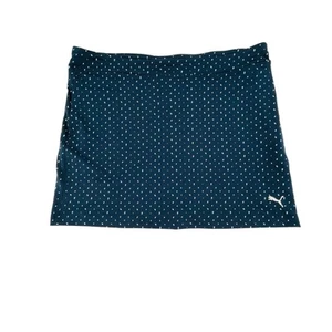 Puma Girl's Polka Skirt UPF 50+,Navy w/ White Flecks NWT Sz XL Preppy Athleisure - Picture 1 of 10