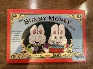 The Bunny Money Game Max And Ruby Rosemary Wells 1998 | RARE!!!! - Picture 1 of 11
