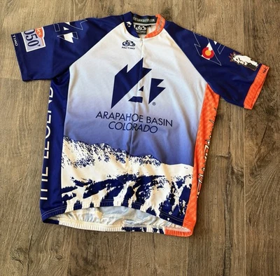 Pactimo Men's Cycling Jersey Size Large Arapahoe Basin Colorado Ski Resort Bike - Image 1 of 4