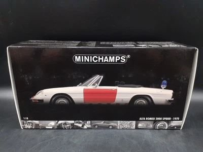 Alfa Romeo 2000 Spider Polizei 1/18 Minichmaps - Immagine 1 di 4