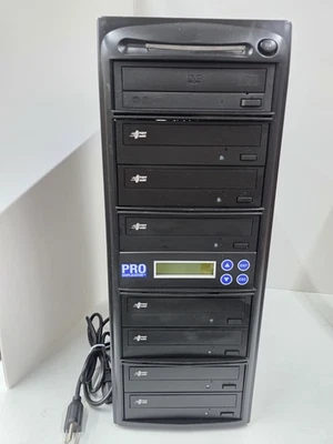 Duplicador independiente LG ProDuplicator 1-8 quemador CD DVD R RW probado funciona Foto 1 de 4