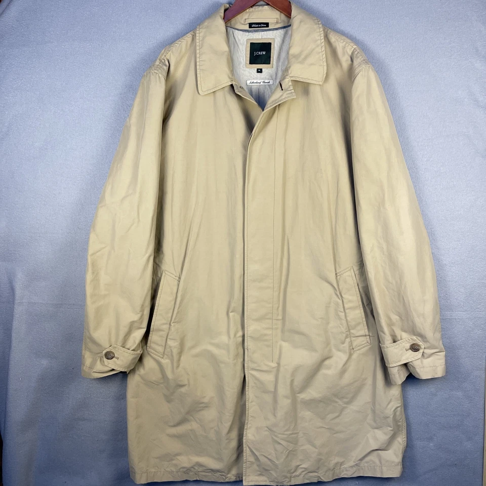 J экипажа Тренч мужской XL бежевый Sutherland французский нейлон легкий классический - Изображение 1 из 4