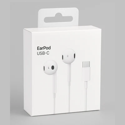 USB C Headphones Earphones Wired Earpod For Apple iPhone 16 15 Pro Max Plus - Image 1 of 4