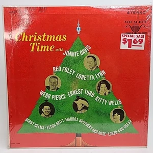 Christmas Time With... Vinyl LP 1967 Vocalion Loretta Lynn, Ernest Tubb & MORE! - Picture 1 of 4