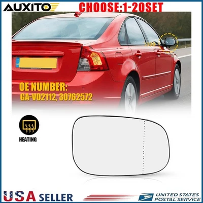 Espejo retrovisor térmico lateral derecho vidrio 1-5X para Volvo S60 2007-2009 y S40 2007-2010 Foto 1 de 4