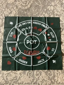 Tappetino da gioco in vinile pesante ricambio Cadaco Tripoley 1969 solo 26 1/2”x 27” - Foto 1 di 3