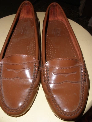 G.H. Bass Weejuns Leather Penny Loafer Womens 6.5  M Usa Vintage - School Preppy - Image 1 of 4