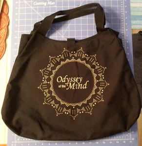 Vintage Original Odyssey of the Mind World Finals 2004 Black Tote Bag Accessoire - Bild 1 von 5