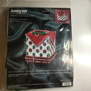 Janlynn Christmas Tissue Box 2000 Vintage New Sealed Free Shipping - Picture 1 of 5