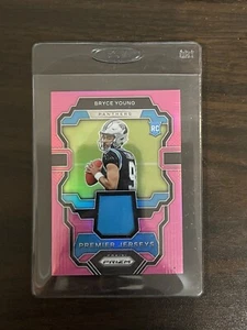 2023 Panini Prizm Premier Jerseys Pink Bryce Young RC Panthers #PJ-BY - Picture 1 of 2
