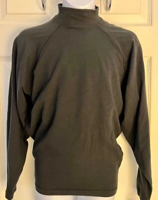 GK ICE FIGURE BOYS MEDIUM LgSLV BLACK COTTON  RAGLAN TN SKATE DANCE SHIRT Sz CM - Image 1 of 4