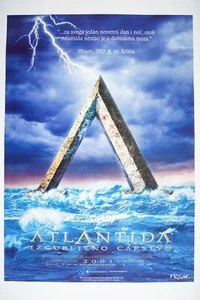 ATLANTIS THE LOST EMPIRE Original CRO movie poster 2001 MICHAEL J. FOX KIRK WISE - Picture 1 of 5