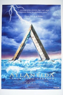 ATLANTIS THE LOST EMPIRE Original CRO movie poster 2001 MICHAEL J. FOX KIRK WISE - Image 1 of 4