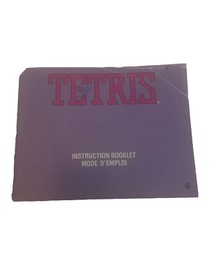 Nintendo NES Tetris Instruction Booklet MANUAL ONLY CAN-1 Bilingual