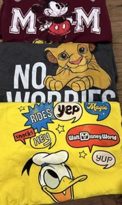 3 shirts XXL Disney Lion King Hakuna Matata Mickey Mouse and Donald duck T-shirt - Picture 1 of 14