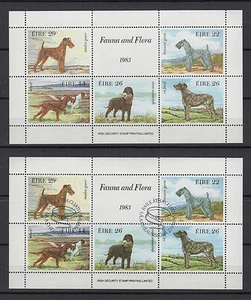 chiens de race Irlande Eire 1983 2 feuillets neuf et oblitéré /T751 - Imagen 1 de 1