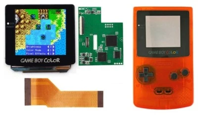 Game Boy Color AMOLED OLED Touch Screen Upgrade Kit + Trimmed Shell Gameboy GBC - Image 1 of 4
