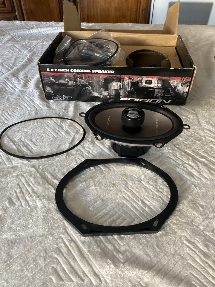 Orion C2.57 5"x7"  2 Way 80 W  Coaxial Speakers Car Audio Old School - Image 1 of 4