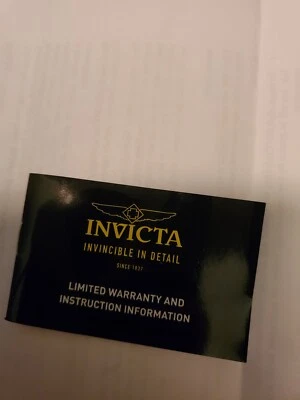 Invicta  watch manual - Image 1 of 3