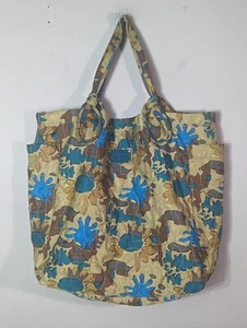 Marc by Marc Jacobs Casual Camo Quilted Large Repeating Stiched Logo Tote Purse - Picture 1 of 6