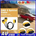 AU AUTOOL OBD2 Splitter Cable OBD II 2 16Pin Male to Female 1 to 2 Extension Cor