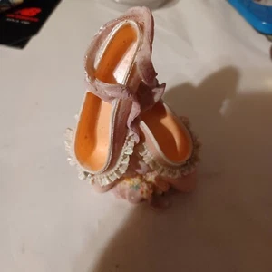 Standing Ballet Slippers 5"x 3"x 2" By K's Collection - Picture 1 of 3