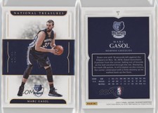 2016-17 Panini National Treasures Gold /10 Marc Gasol #7