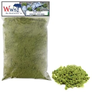 WWS | 1mm Winter Static Grass | CHOOSE SIZE |  Model Scenery Material - Picture 1 of 48